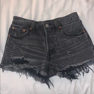 Black Levi shorts